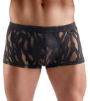 BOXER PRETO SEMI TRANSPARENTE
