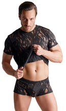 BOXER PRETO SEMI TRANSPARENTE