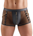 BOXER SEMI TRANSPARENTE COM CORRENTES