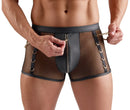 BOXER SEMI TRANSPARENTE COM CORRENTES