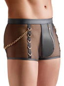 BOXER SEMI TRANSPARENTE COM CORRENTES