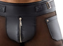 BOXER PRETO COM DETALHES EM VINIL