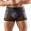 BOXER PRETO COM DETALHES EM VINIL
