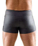 BOXER PRETO COM DETALHES EM VINIL