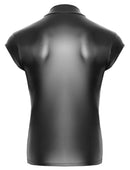 T-SHIRT NEK COM ARGOLA NO PESCOÇO