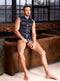 CAMISOLA SEM MANGAS NEK EM AZUL