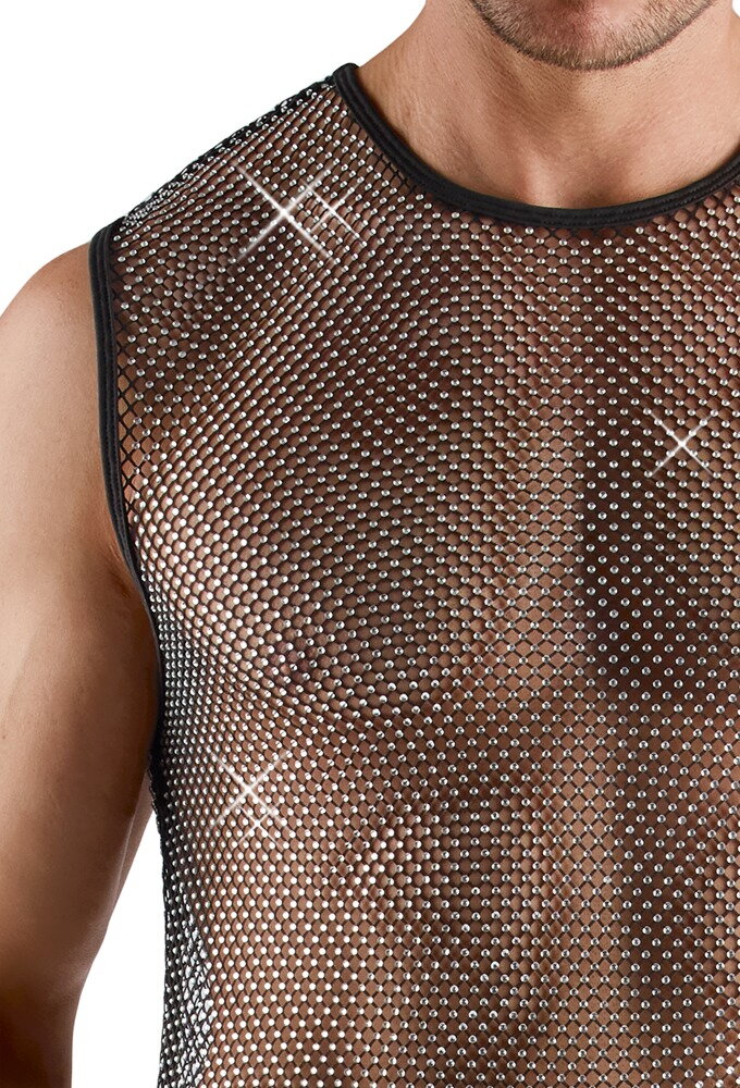 CAMISOLA DE ALÇAS COM BRILHANTES