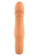 VIBRADOR FLEXÍVEL GLAM LARANJA