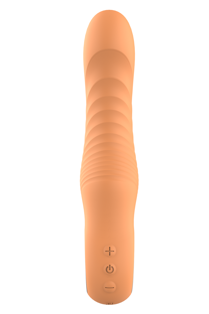 VIBRADOR FLEXÍVEL GLAM LARANJA