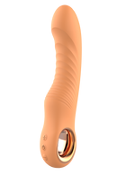 VIBRADOR FLEXÍVEL GLAM LARANJA