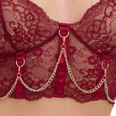 CONJUNTO VERMELHO SUPER ELEGANTE