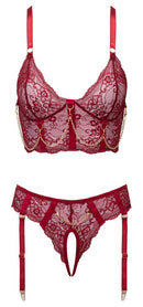 CONJUNTO VERMELHO SUPER ELEGANTE