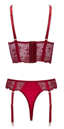 CONJUNTO VERMELHO SUPER ELEGANTE