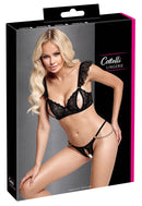 CONJUNTO PRETO RENDADO ABERTO