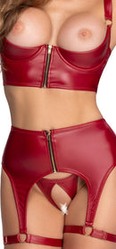 CONJUNTO VERMELHO EM VINIL