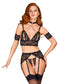 CONJUNTO PRETO DE RENDA