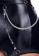 CONJUNTO PRETO EM VINIL