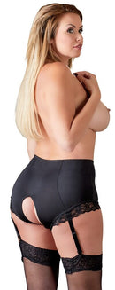 CUECA COM ABERTURA E LIGAS