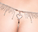 STRING EM RENDA PRETA COM BRILHANTES TAM. S/L