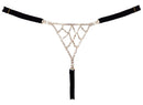 STRING PRETA COM BRILHANTE TAM. S/L