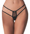 TANGA ARROWEL PRETA COM TIRAS
