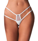 TANGA ARROWEL BRANCA COM TIRAS