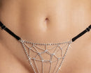 TANGA COM BRILHANTES TAM. S/L