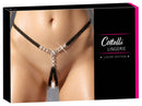 TANGA ABERTURA COM BRILHANTES TAM. S/L
