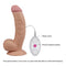 DILDO ULTRA MACIO COM VIBRAÇÃO 8,5" NATURAL