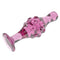 DILDO ROMANCE EM VIDRO 4.5" ROSA