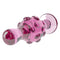 DILDO ROMANCE EM VIDRO 4.5" ROSA