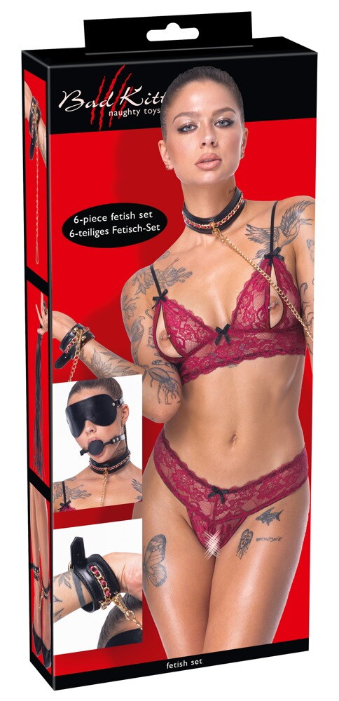 KIT BONDAGE COM 6 PEÇAS