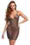 VESTIDO BRILHANTE TAM. ÚNICO