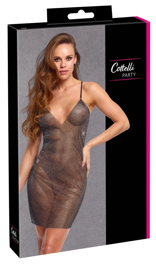 VESTIDO BRILHANTE TAM. ÚNICO