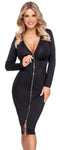 VESTIDO PRETO COMPRIDO