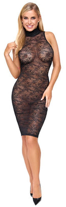 VESTIDO PRETO TRANSPARENTE