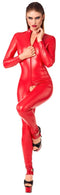 MACACÃO EFEITO MOLHADO VERMELHO