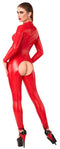 MACACÃO EFEITO MOLHADO VERMELHO