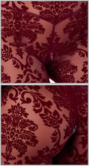 MACACÃO AVELUDADO SEMI TRANSPARENTE