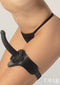 ARNÊS DE COXA COM DILDO EM SILICONE