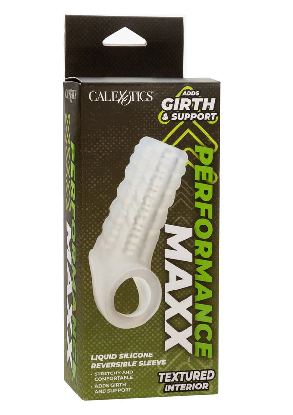 MANGA PARA O PÉNIS EM SILICONE COM ABERTURA