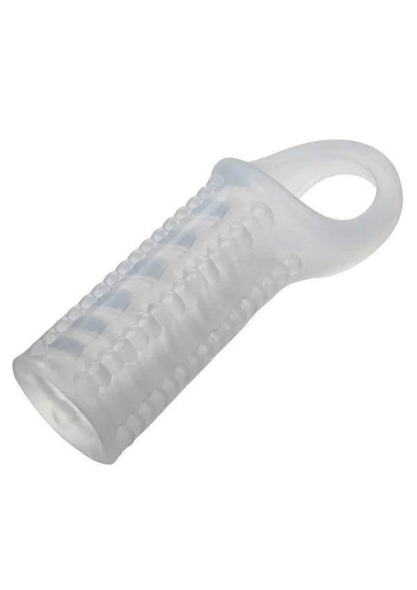 MANGA PARA O PÉNIS EM SILICONE COM ABERTURA