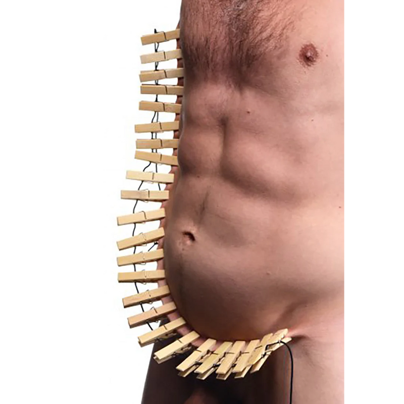 FIRECRACKER - CORRENTE DE CORPO COM 24 MOLAS DE ROUPA
