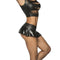SAIA RUFFLE - PRETO MOLHADO