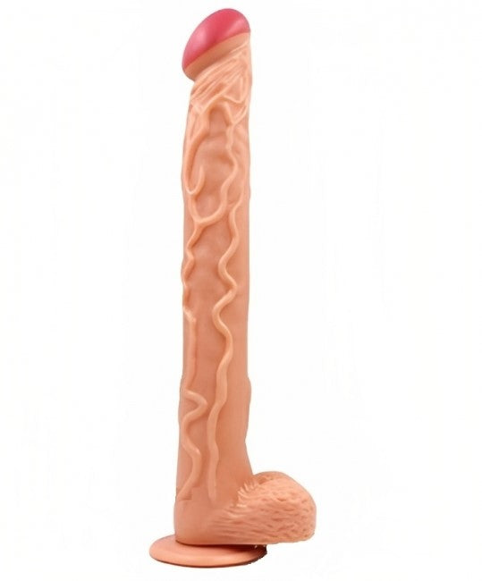 DILDO REALISTICO COM VENTOSA