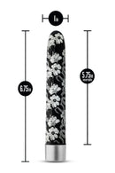 VIBRADOR EDEN PRETO FLORAL DE METAL USB