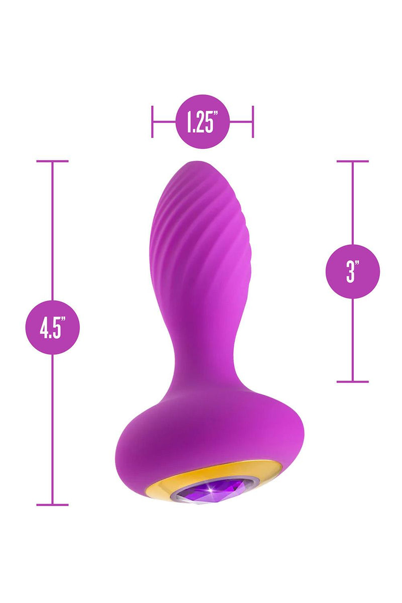 CHSRM PLUG ANAL COM VIBRAÇÃO USB