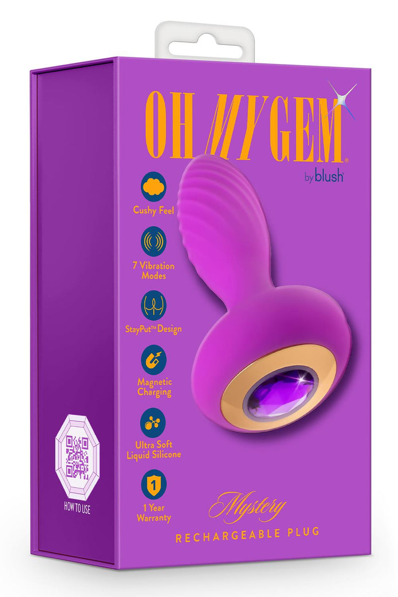 CHSRM PLUG ANAL COM VIBRAÇÃO USB