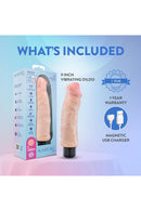 VIBRADOR REALISTA BIG EASY BEIGE AU NATUREL USB