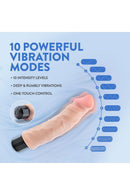 VIBRADOR REALISTA BIG EASY BEIGE AU NATUREL USB
